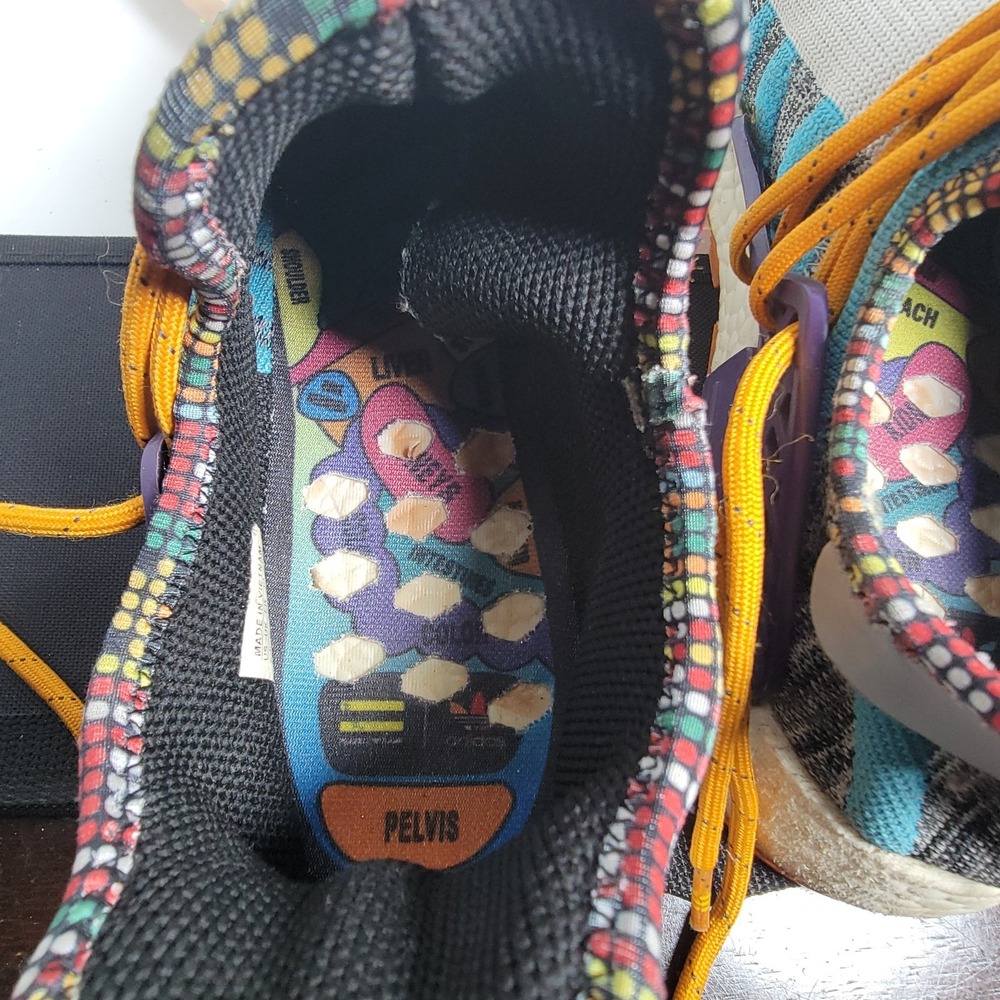 ADIDAS PHARRELL WILLIAMS HU HUMAN RACE NMD SOLAR PACK ORANGE SIZE 9.5 - Picture 9 of 10